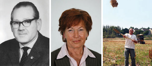 Johann Feldmann (um 1950), Marlies Korten (2008), Thomas Wegert (2006, Spatenstich - Werk II)